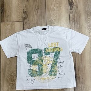 White And Green “97” Graphic Tee